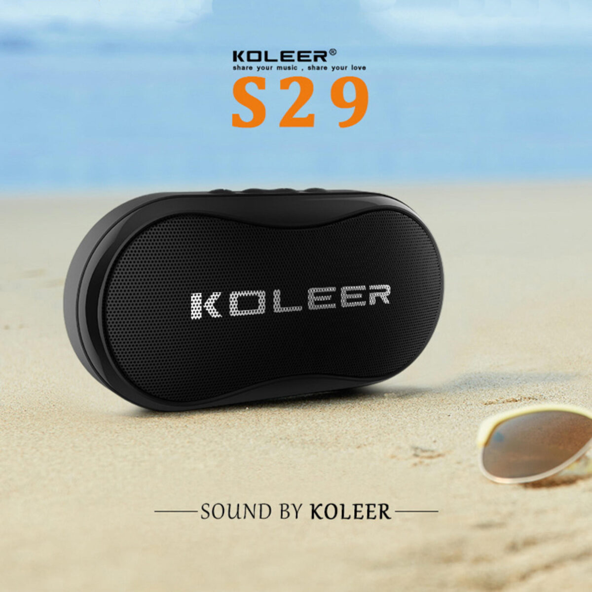 KOLEER S29 Portable Bluetooth Speaker – High-Quality Deep Bass Sound - Image 2